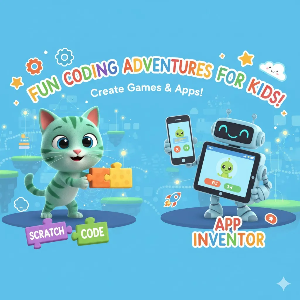 Scratch and App Inventor