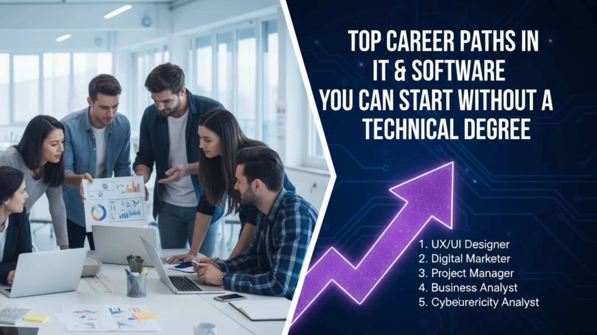 Top Career Paths in IT & Software You Can Start Without a Technical Degree